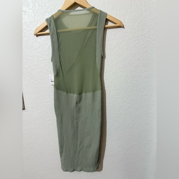 NWT Free People Green Sleeveless Dress - Picture 6 of 6